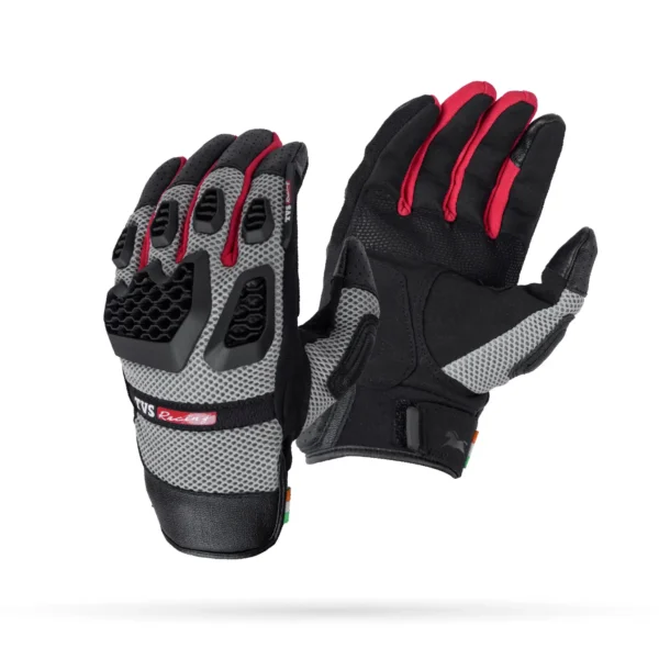 GUANTES TVS RACING GRIS XL